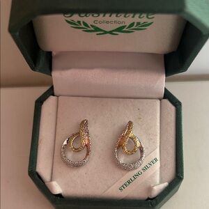 Jasmine Collection Gold and Silver Earrings
